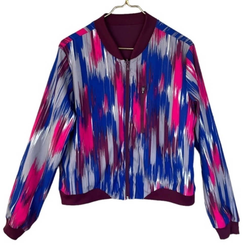 Skechers Burgundy Mammoth Reversible Bomber Jacket - Picture 3 of 10